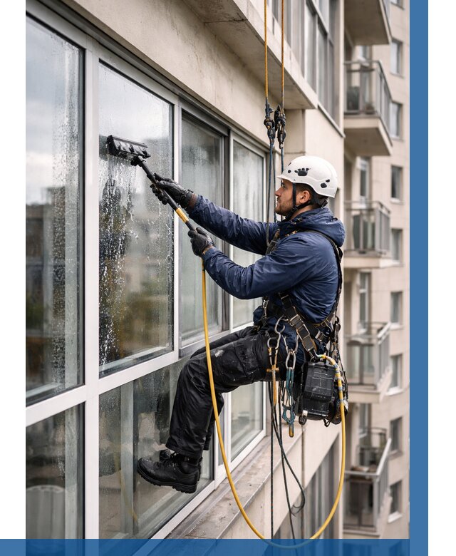 Мойка балконного остекления в Твери от 3805 р. | ВЫСОТНИК-Твр