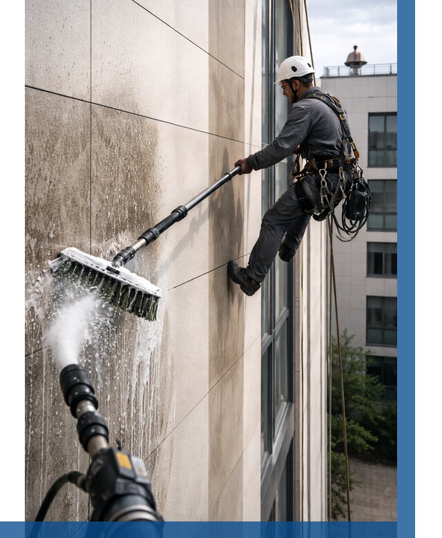 Мойка фасада из керамогранита в Твери от 326 р. | ВЫСОТНИК-Твр