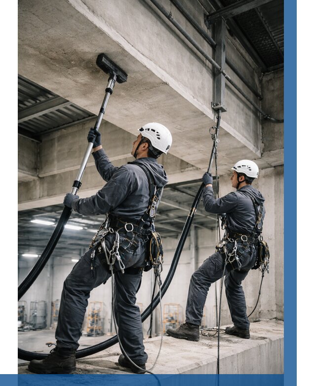 Обеспыливание потолочных конструкций в Твери от 272 р. |ВЫСОТНИК-Твр