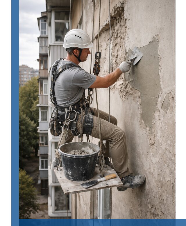 Восстановление фасадной штукатурки в Твери с гарантией качества
