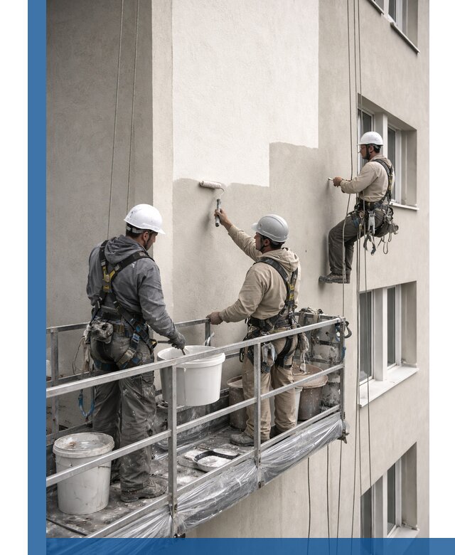 Покраска оштукатуренного фасада в Твери под ключ с гарантией