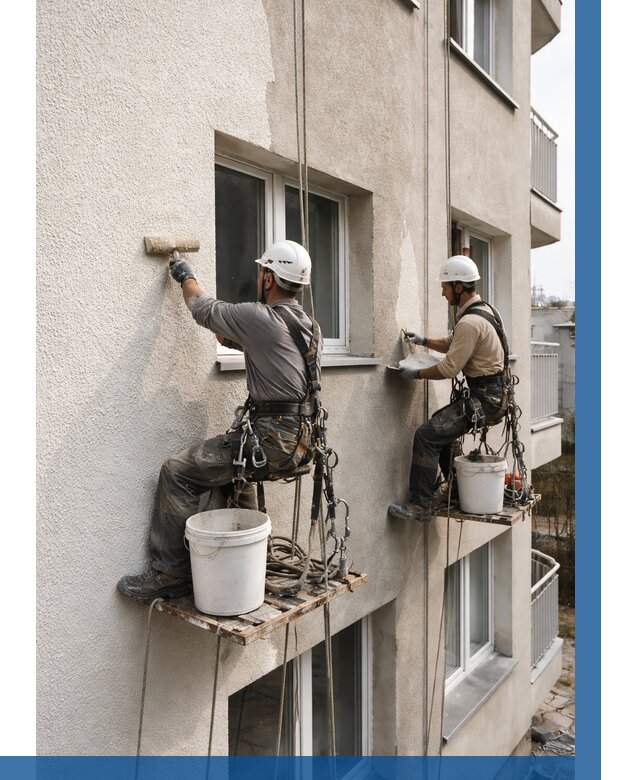 Нанесение короеда на фасад в Твери от 489 р. | ВЫСОТНИК-Твр