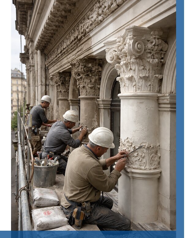 Реставрация фасадной лепнины в Твери от 2718 р. | ВЫСОТНИК-Твр