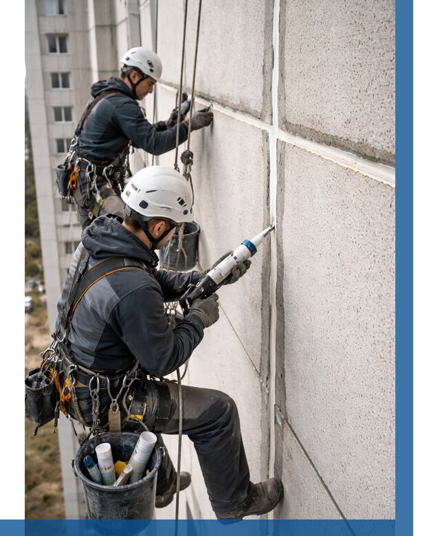 Герметизация межпанельных швов в Твери от 761 р. | ВЫСОТНИК-Твр