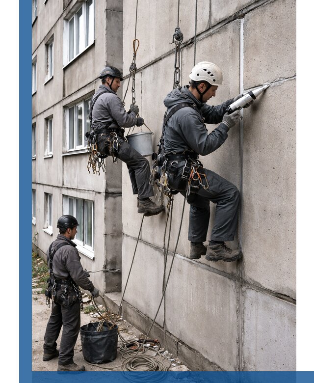 Герметизация межпанельных швов в Твери с гарантией герметичности