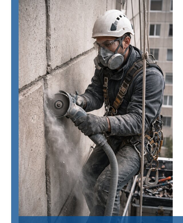 Штробление межпанельных швов в Твери качественно и быстро