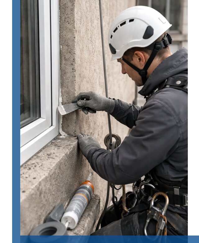 Герметизация монтажных швов окон в Твери с гарантией качества