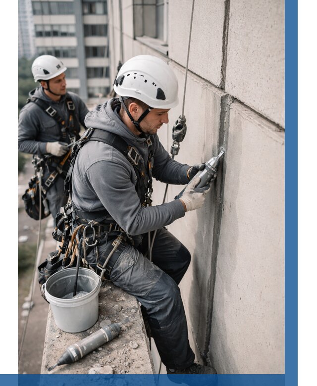 Ремонт деформационных швов здания в Твери от 1087 р. | ВЫСОТНИК-Твр