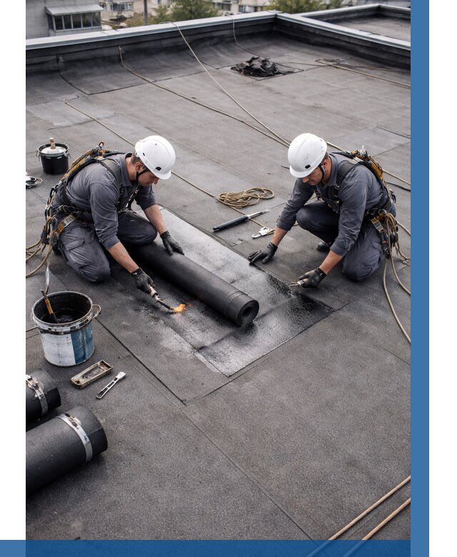 Ремонт мягкой кровли под ключ в Твери от 761 р. | ВЫСОТНИК-Твр