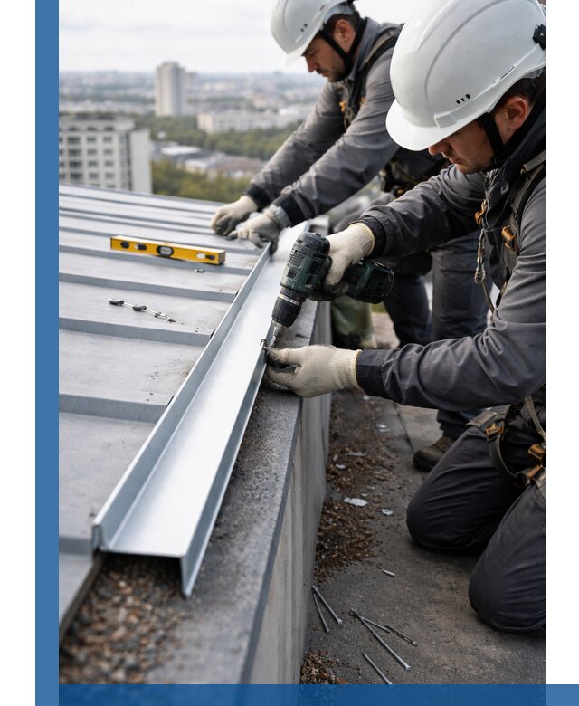 Монтаж капельника на кровле в Твери с гарантией качества