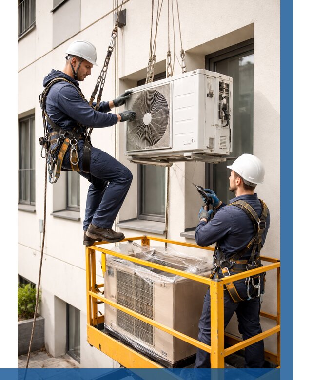 Демонтаж внешнего блока кондиционера в Твери от 3805 р. | ВЫСОТНИК-Твр