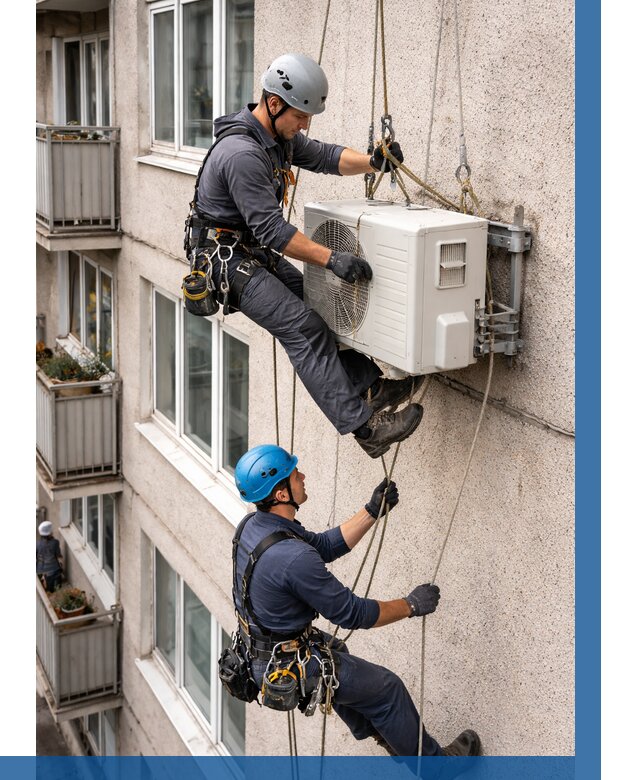 Перенос внешнего блока кондиционера в Твери от 9783 р.| ВЫСОТНИК-Твр