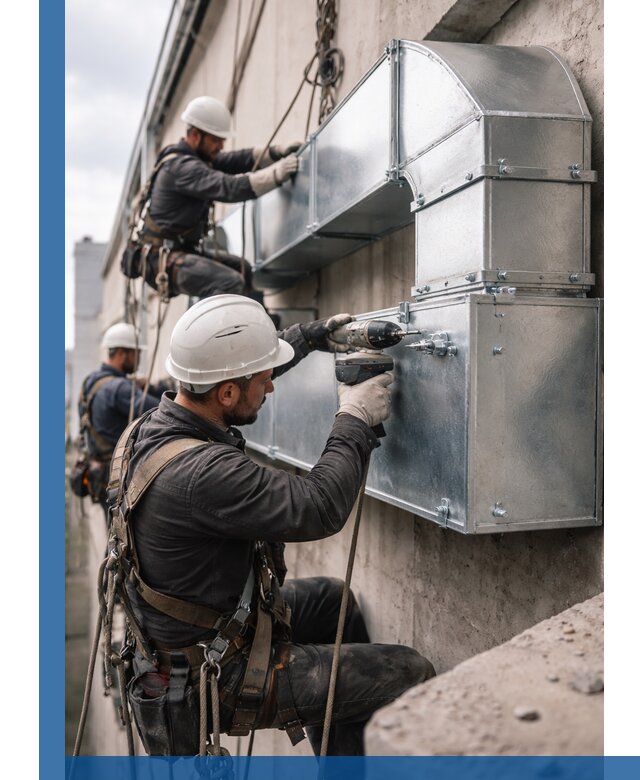 Профессиональный монтаж вентиляционных коробов в Твери под ключ