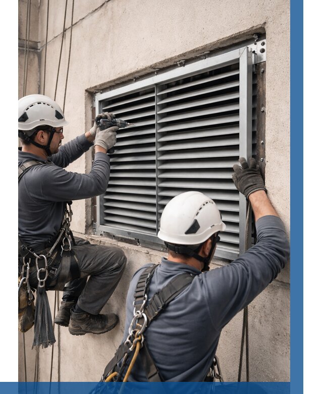 Монтаж вентиляционных решеток в Твери от 4892 р. | ВЫСОТНИК-Твр