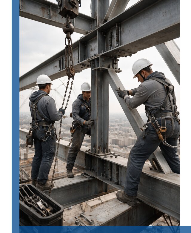 Профессиональный монтаж металлоконструкций на высоте в Твери