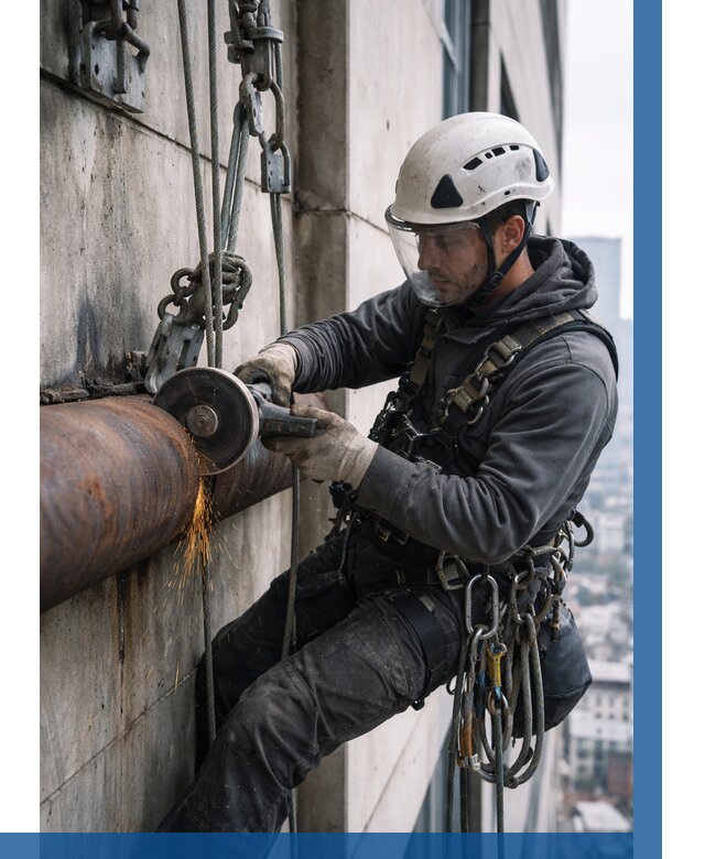 Резка металла на высоте в Твери по цене от 4892 р. | ВЫСОТНИК-Твр