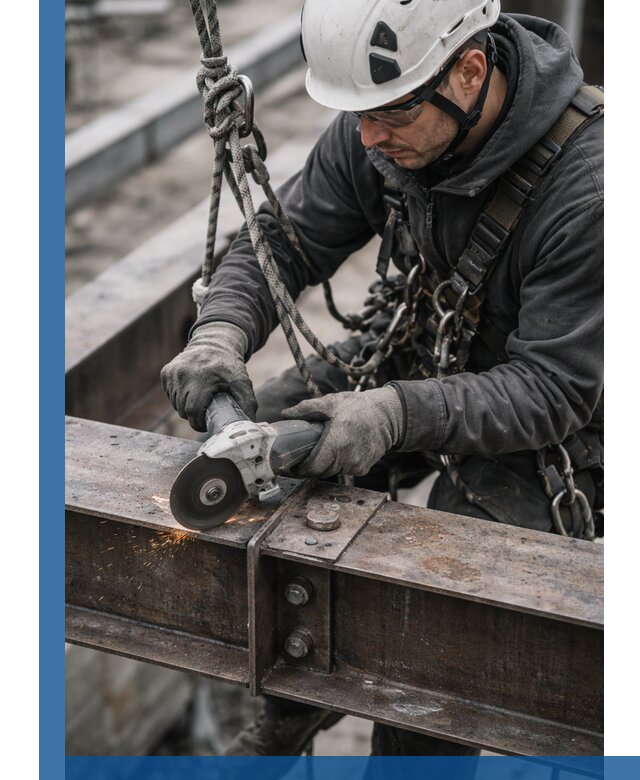 Резка металла на высоте в Твери для зданий и конструкций