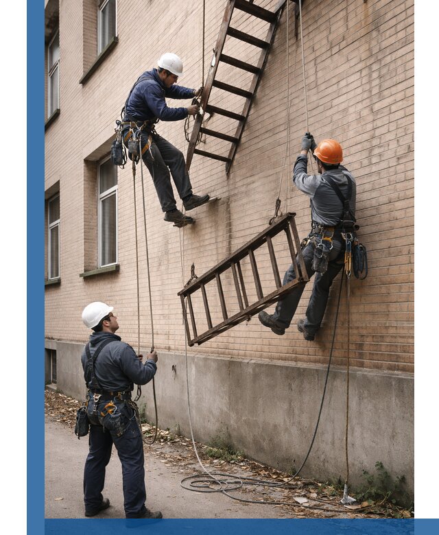 Демонтаж пожарной лестницы в Твери быстро и безопасно