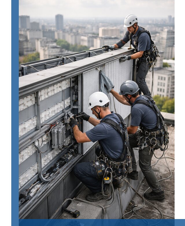 Профессиональное обслуживание крышной рекламы в Твери под ключ