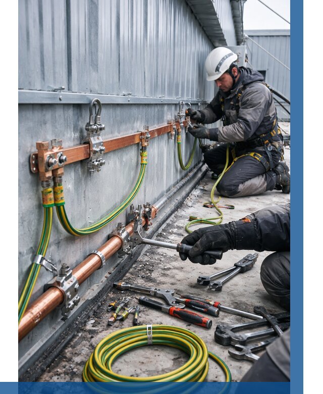 Монтаж заземления здания в Твери от 27175 р. | ВЫСОТНИК-Твр