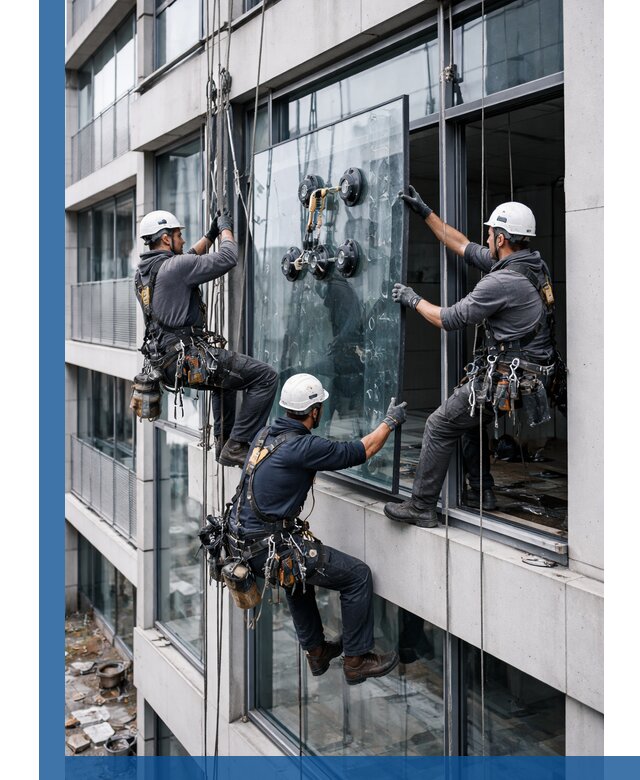 Фасадное остекление и монтаж витражей зданий в Твери под ключ