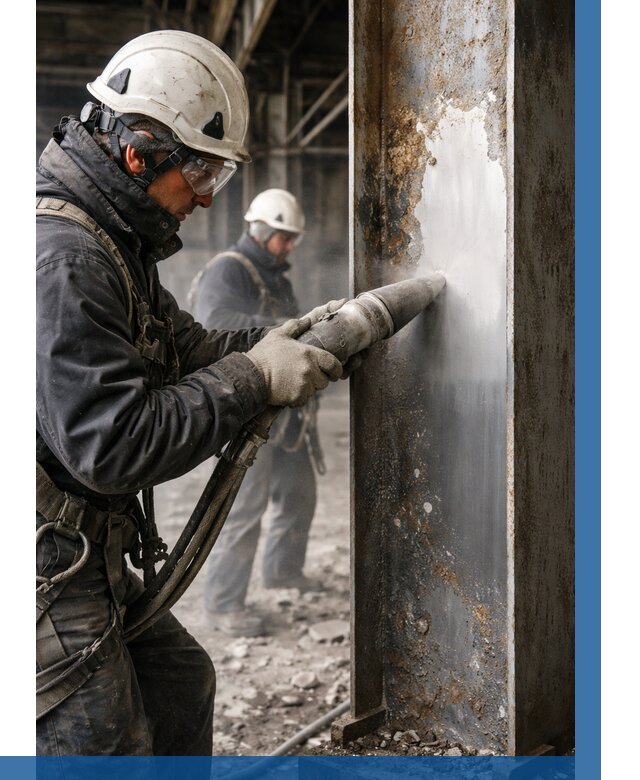 Удаление старой краски с металла в Твери от 489 р. | ВЫСОТНИК-Твр