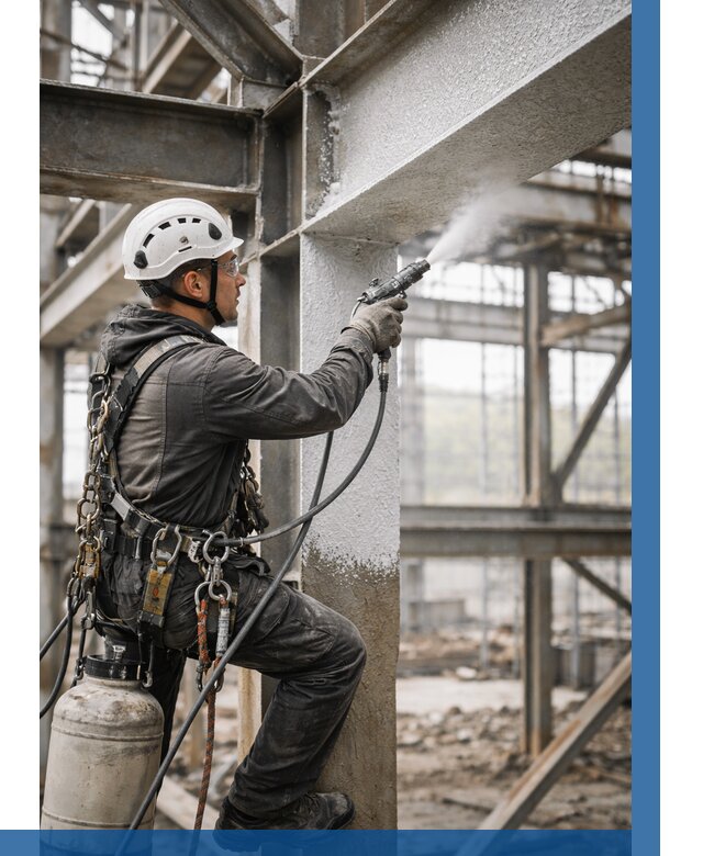 Огнезащита металлоконструкций от 815 р. | ВЫСОТНИК-Твр в Твери