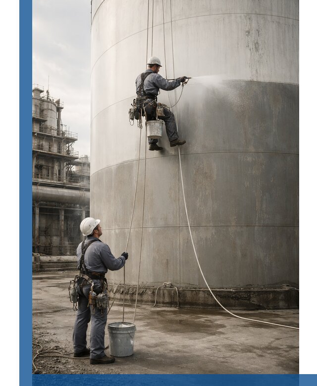 Покраска стальных резервуаров и емкостей в Твери профессионально