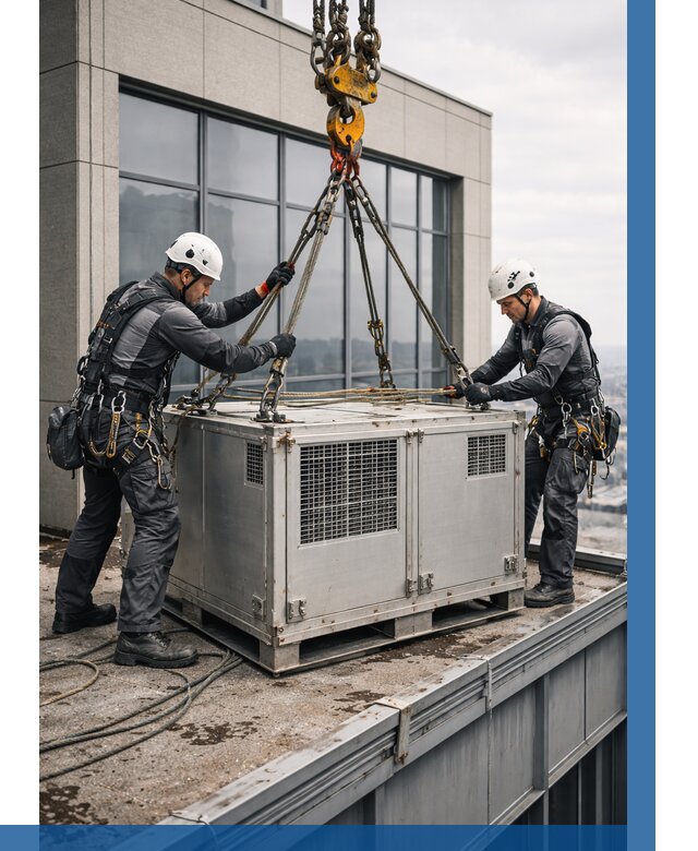 Такелажные работы на высоте в Твери от 8696 р. | ВЫСОТНИК-Твр