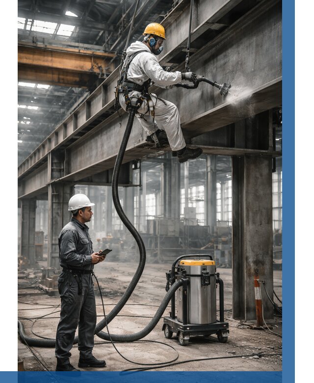 Обеспыливание конструкций в цехе в Твери от 4565 р. | ВЫСОТНИК-Твр