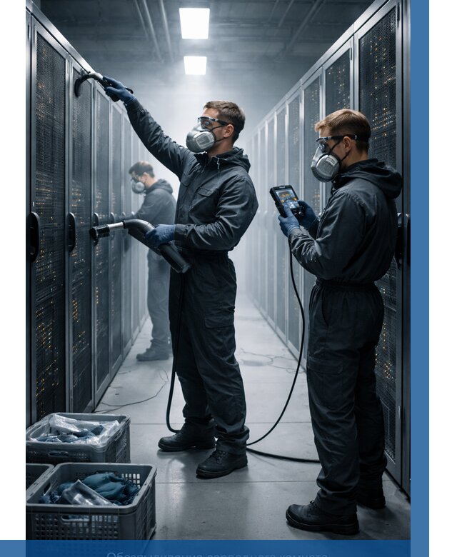 Обеспыливание серверной комнаты в Твери от 4892 р. | ВЫСОТНИК-Твр