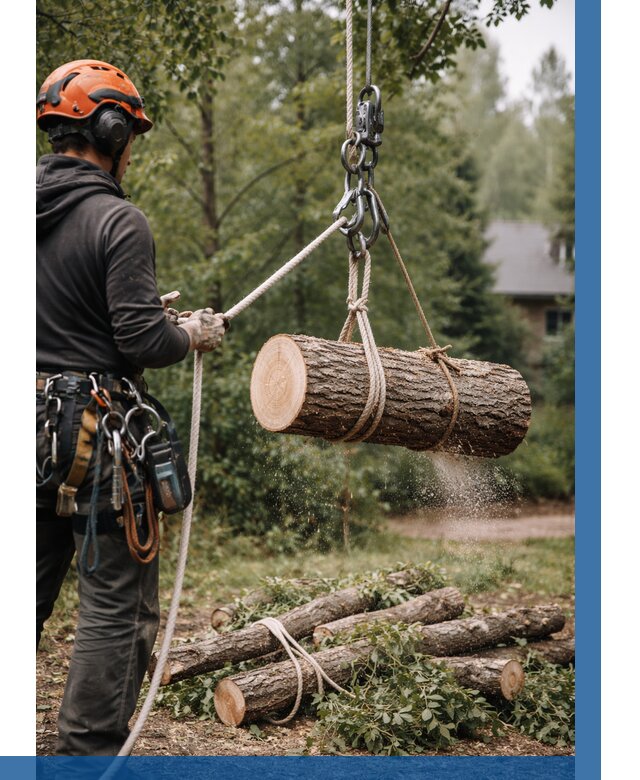 Валка деревьев частями в Твери от 8153 р. | ВЫСОТНИК-Твр