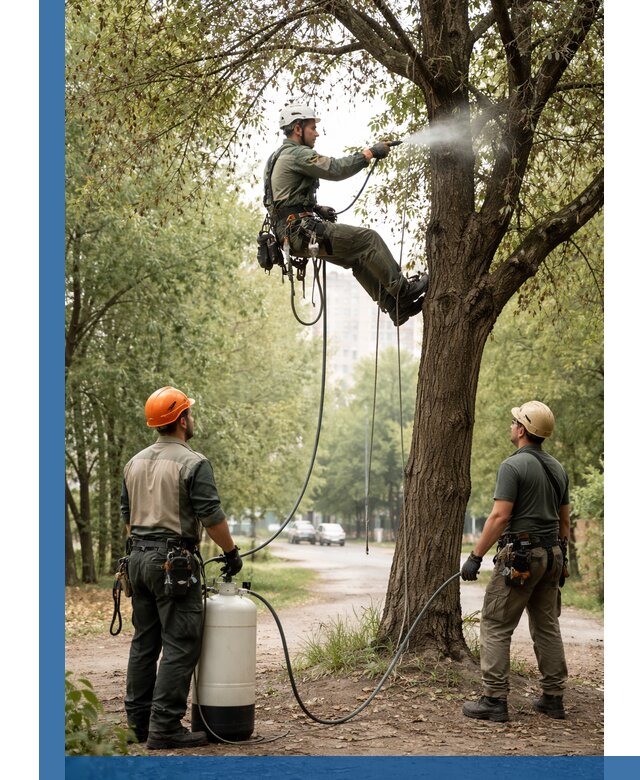 Обработка деревьев от вредителей в Твери профессиональная защита