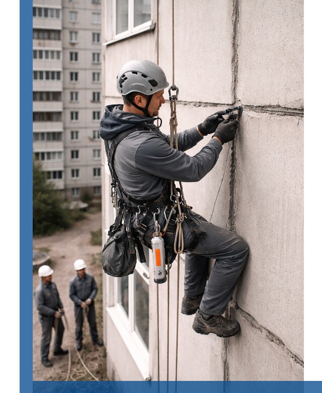 Обследование межпанельных швов и герметизация в Твери